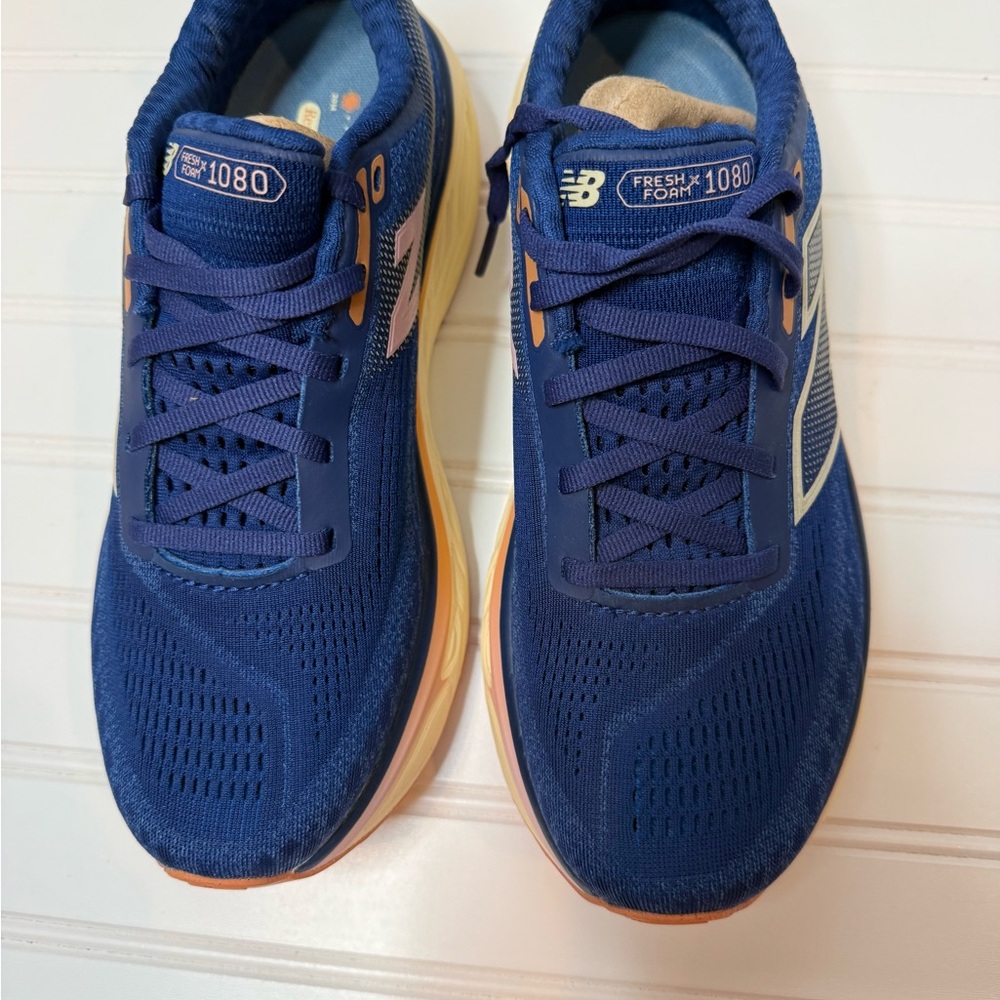 New Balance Fresh Foam X 1080 v14 Womens 8 B Blue Running Shoes NEW 1846 - Picture 3 of 6